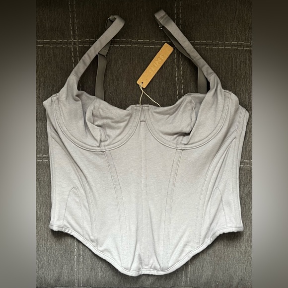 SKIMS Cotton Corset - SOLD OUT - Picture 2 of 4